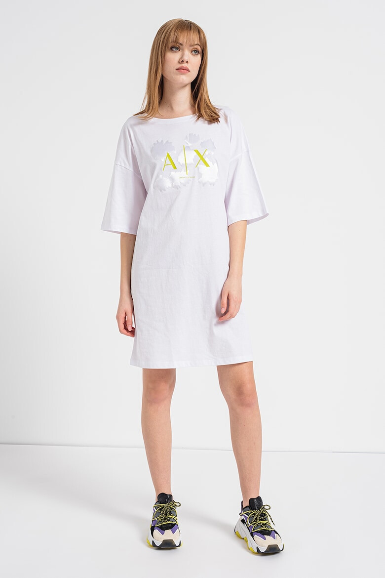 ARMANI EXCHANGE Rochie-tricou lejera cu logo - Pled.ro