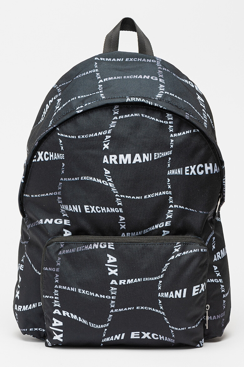 ARMANI EXCHANGE Rucsac cu imprimeu logo si compartiment pentru laptop - Pled.ro