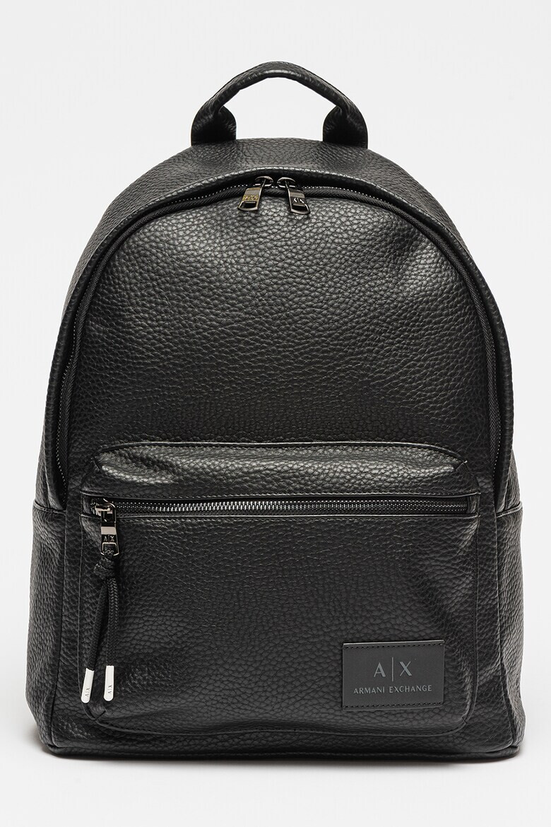 ARMANI EXCHANGE Rucsac de piele ecologica cu fermoar frontal - Pled.ro