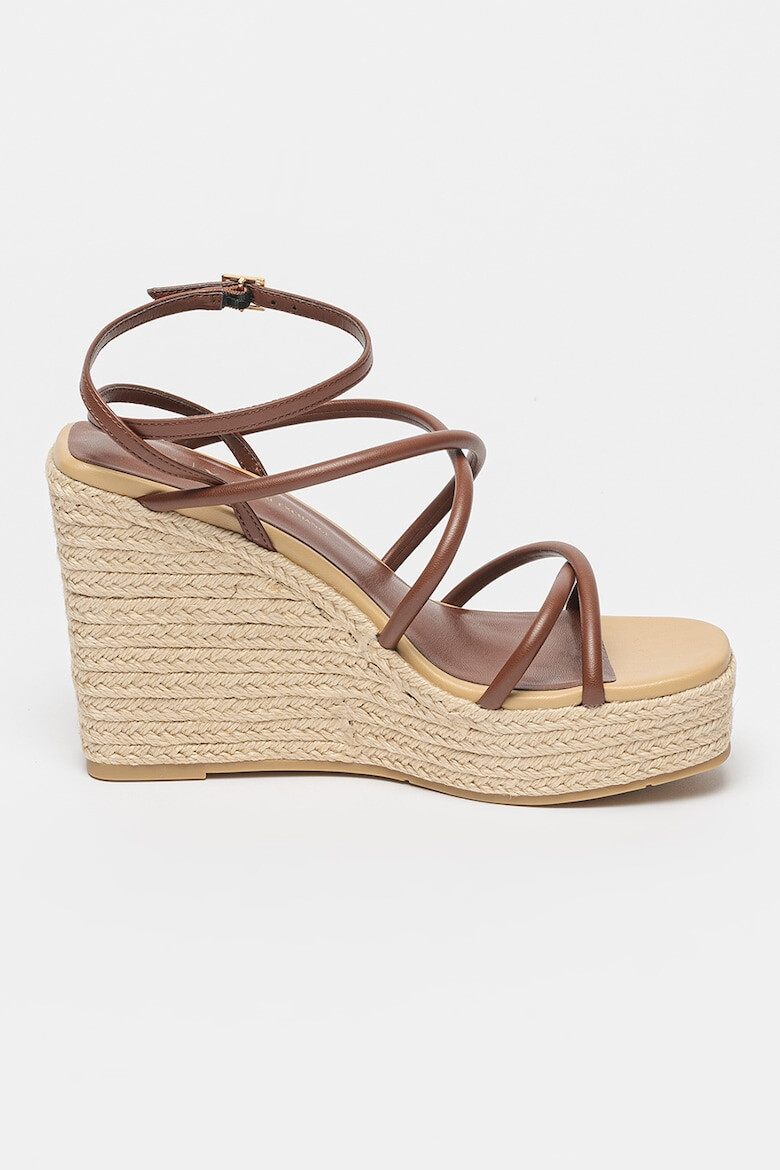 ARMANI EXCHANGE Sandale-espadrile cu talpa wedge - Pled.ro