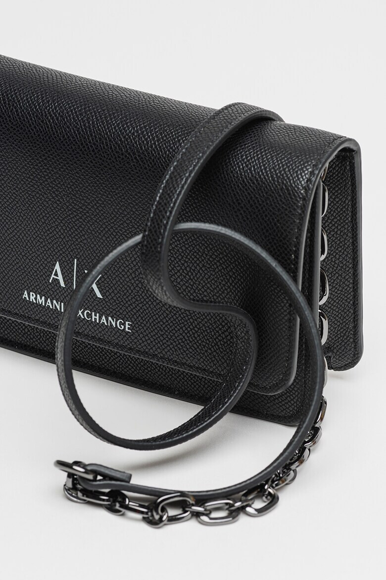 ARMANI EXCHANGE Set de geanta de piele ecologica cu bareta de umar si portofel - 2 piese - Pled.ro