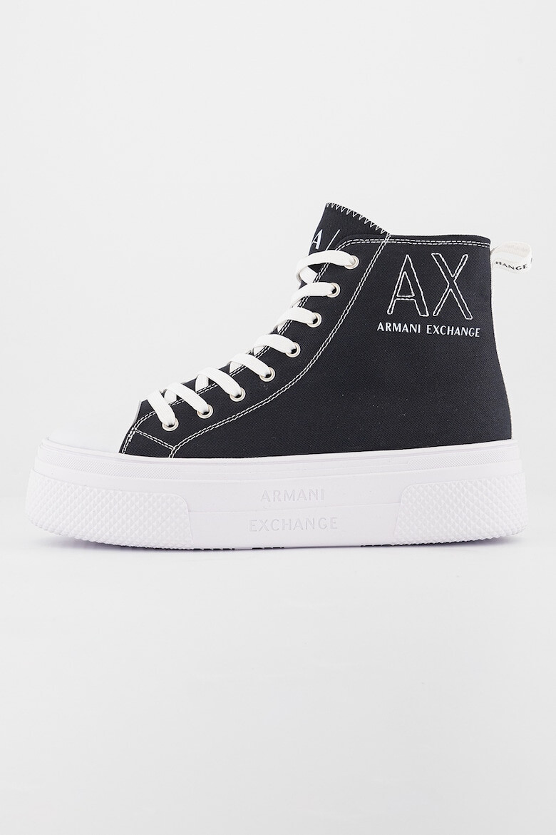 ARMANI EXCHANGE Tenisi mid-high flatform - Pled.ro