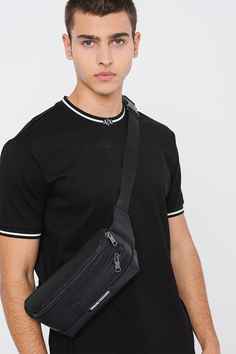 ARMANI EXCHANGE Tricou cu accente in dungi - Pled.ro