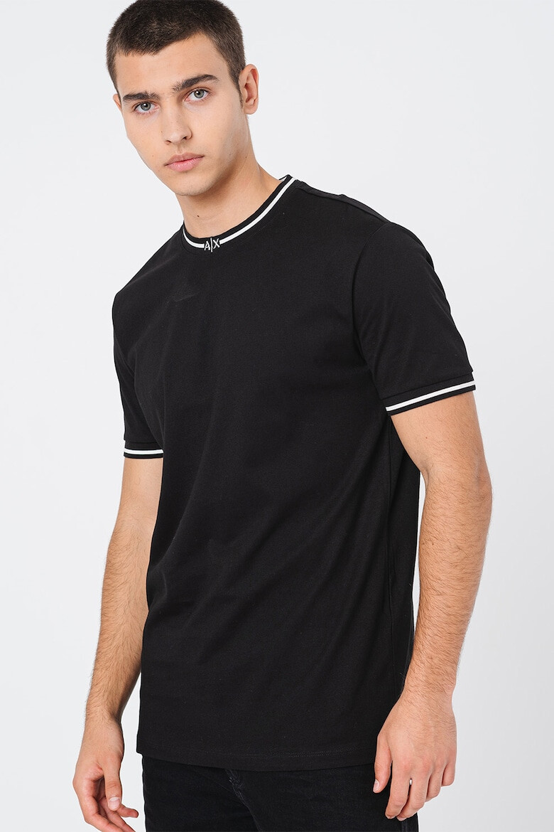 ARMANI EXCHANGE Tricou cu accente in dungi - Pled.ro