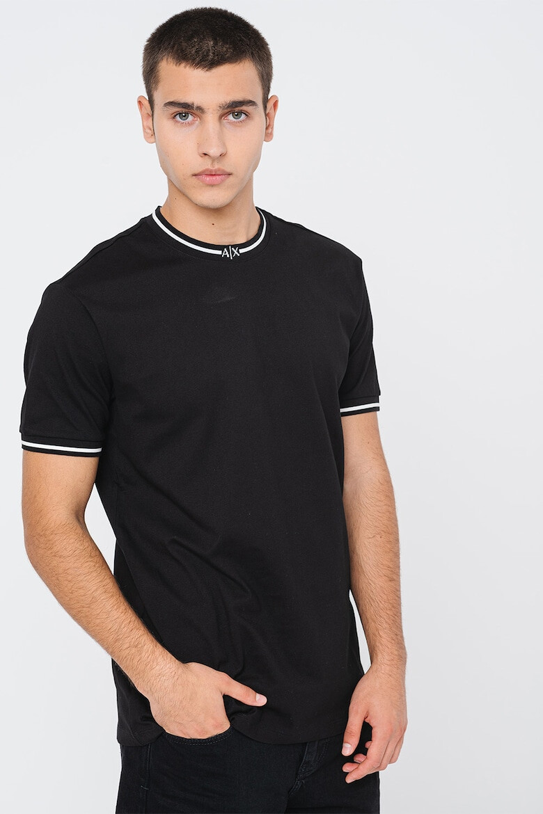 ARMANI EXCHANGE Tricou cu accente in dungi - Pled.ro