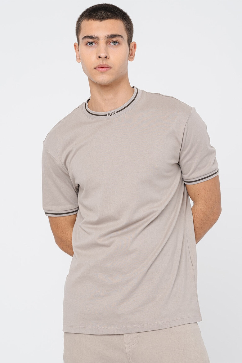 ARMANI EXCHANGE Tricou cu accente in dungi - Pled.ro