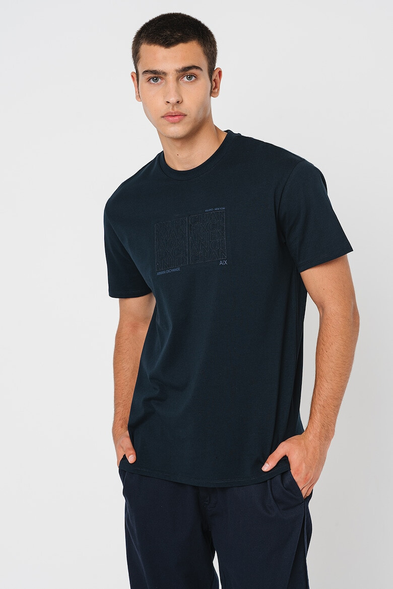 ARMANI EXCHANGE Tricou cu decolteu la baza gatului - Pled.ro