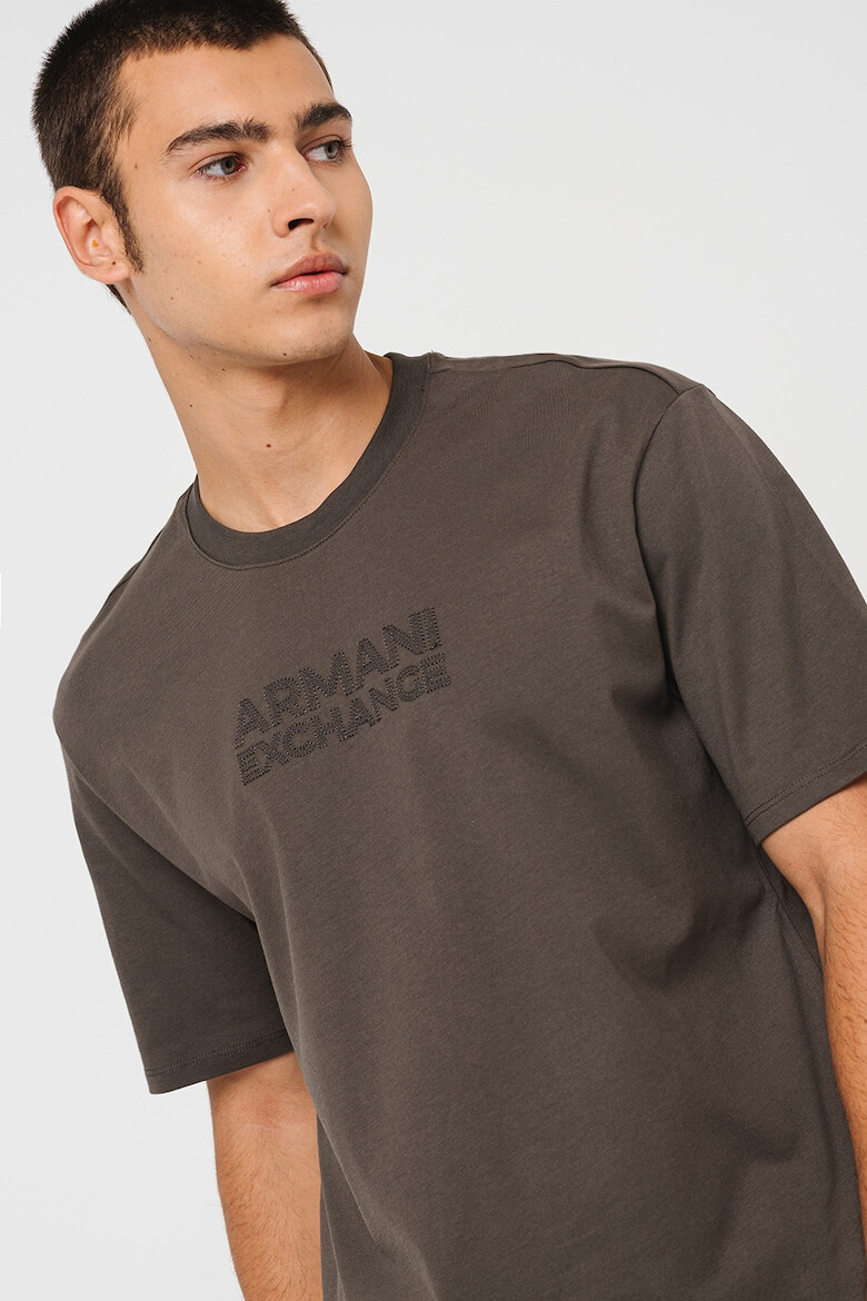 ARMANI EXCHANGE Tricou cu decolteu la baza gatului - Pled.ro