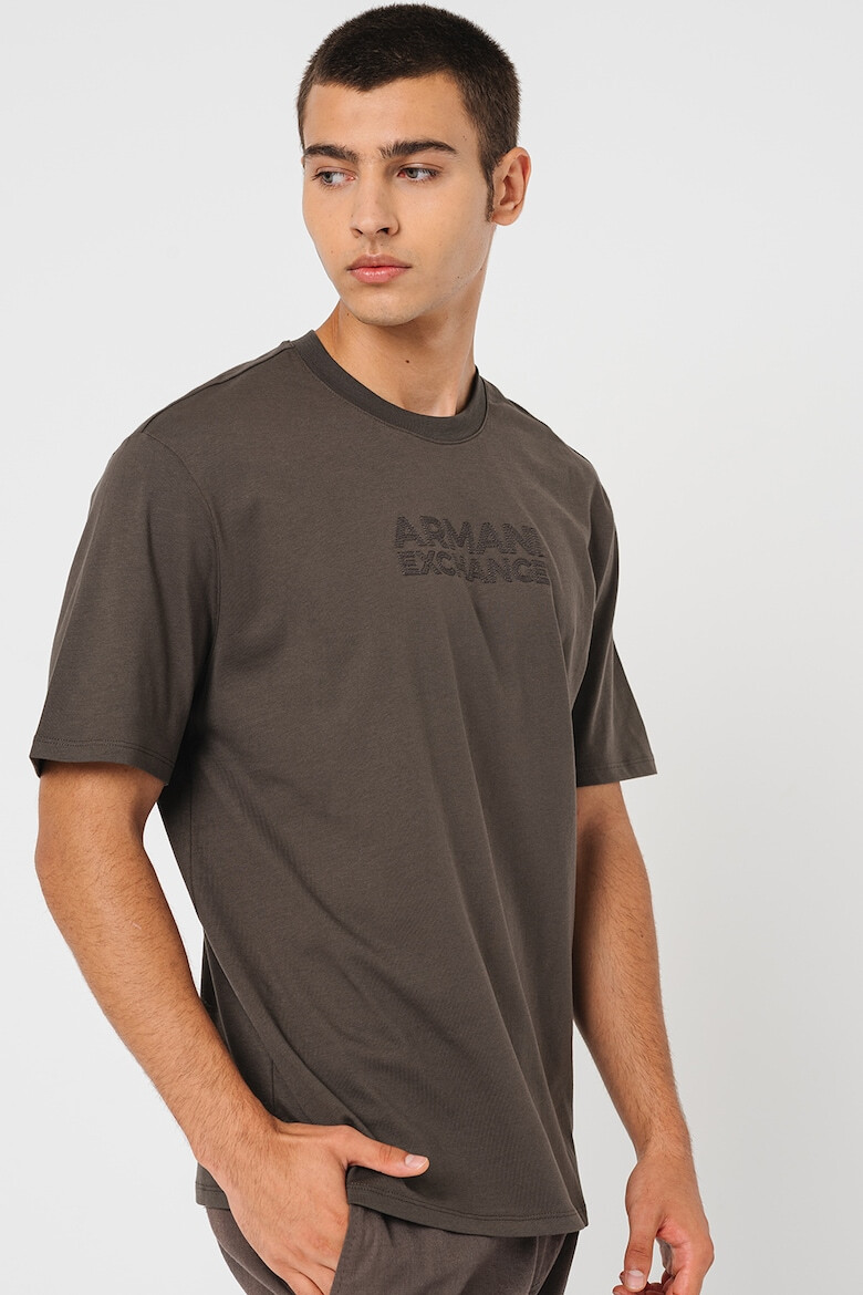 ARMANI EXCHANGE Tricou cu decolteu la baza gatului - Pled.ro