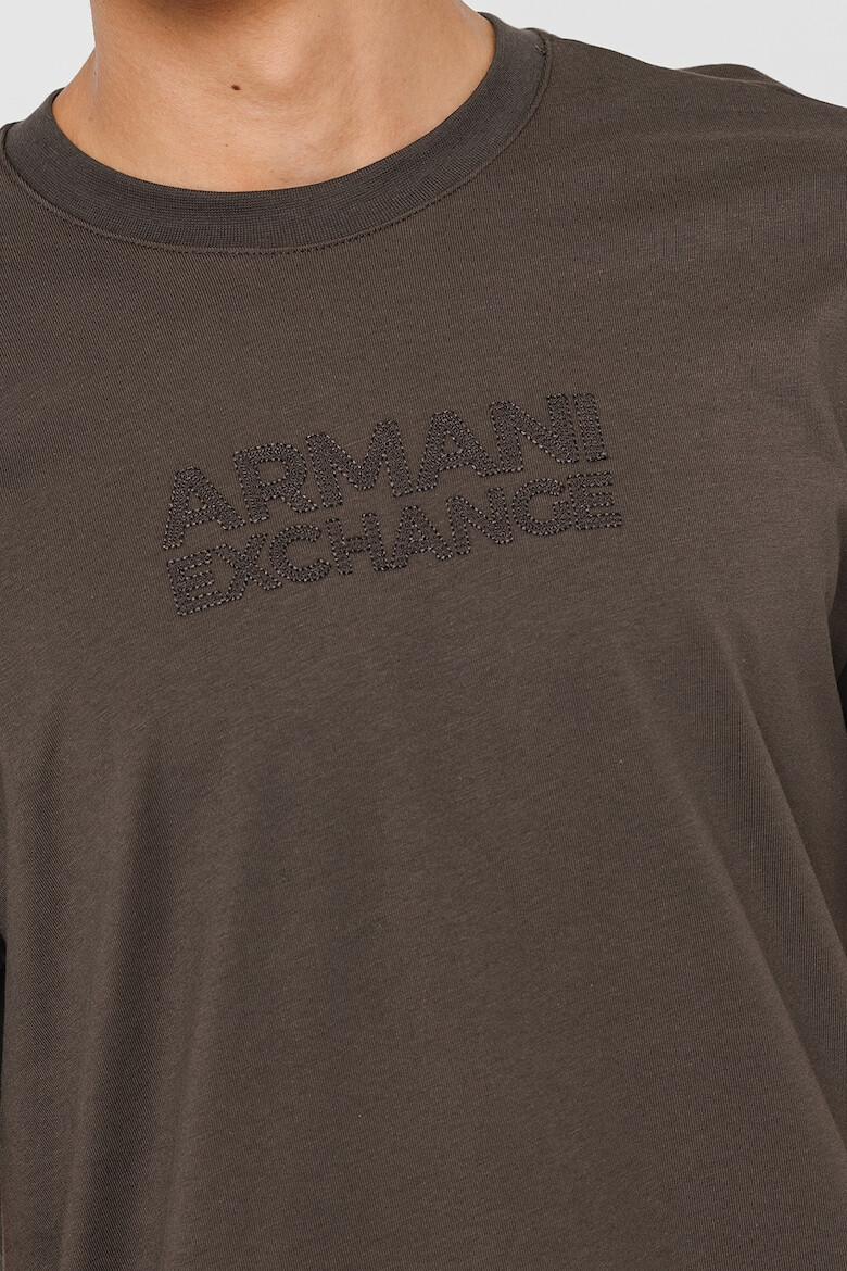 ARMANI EXCHANGE Tricou cu decolteu la baza gatului - Pled.ro