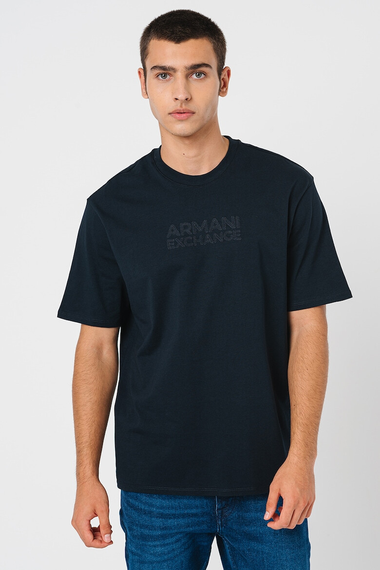 ARMANI EXCHANGE Tricou cu decolteu la baza gatului - Pled.ro