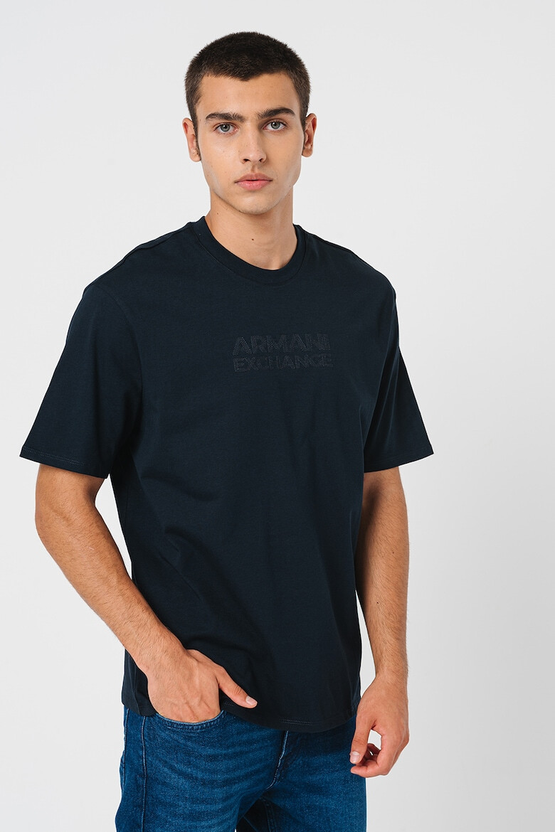 ARMANI EXCHANGE Tricou cu decolteu la baza gatului - Pled.ro