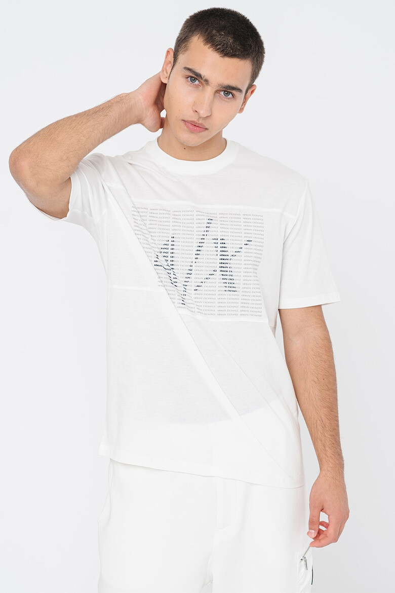 ARMANI EXCHANGE Tricou de bumbac cu imprimeu logo - Pled.ro