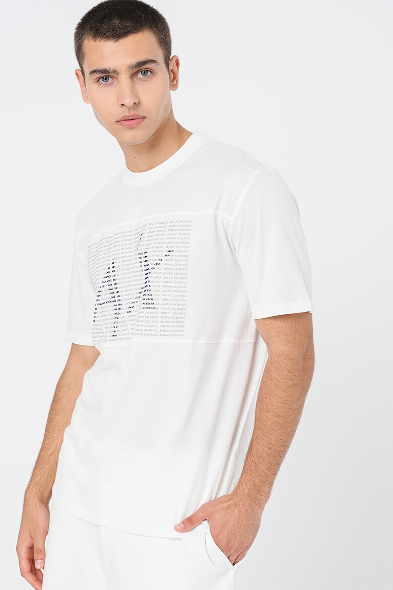 ARMANI EXCHANGE Tricou de bumbac cu imprimeu logo - Pled.ro