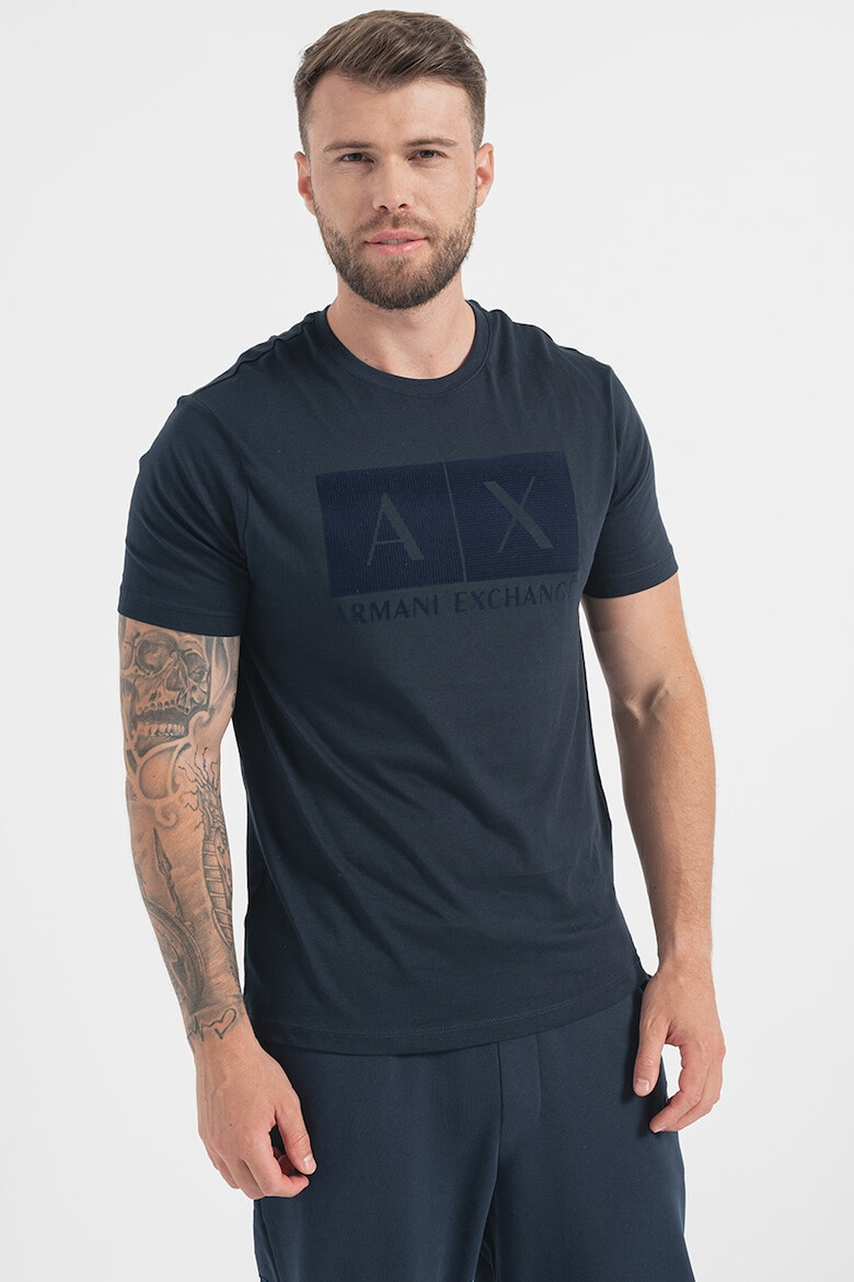 ARMANI EXCHANGE Tricou de bumbac cu logo - Pled.ro