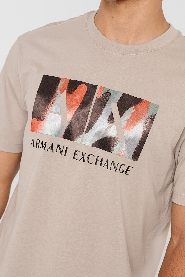 ARMANI EXCHANGE Tricou de bumbac cu logo - Pled.ro