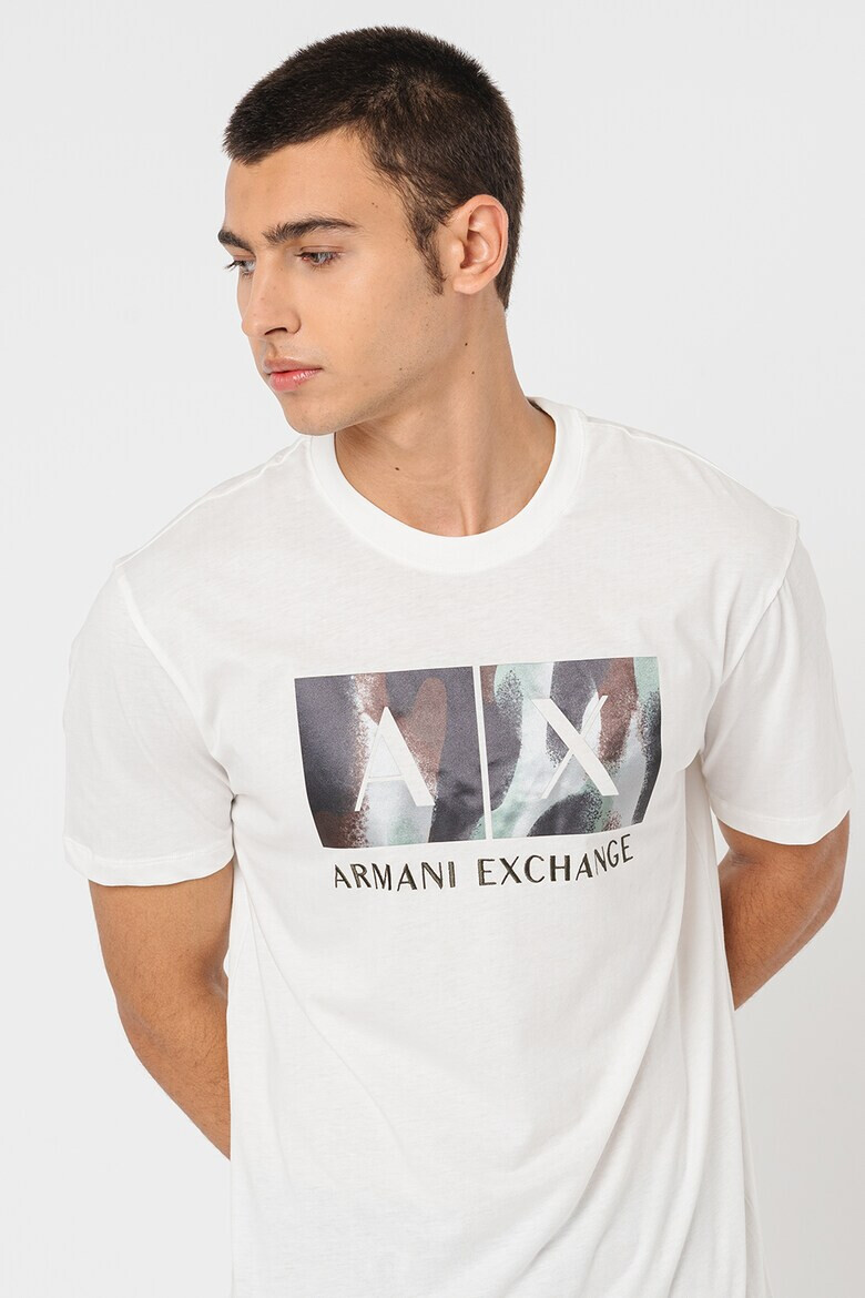 ARMANI EXCHANGE Tricou de bumbac cu logo - Pled.ro