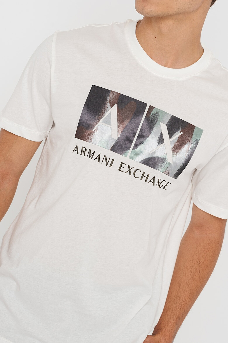 ARMANI EXCHANGE Tricou de bumbac cu logo - Pled.ro