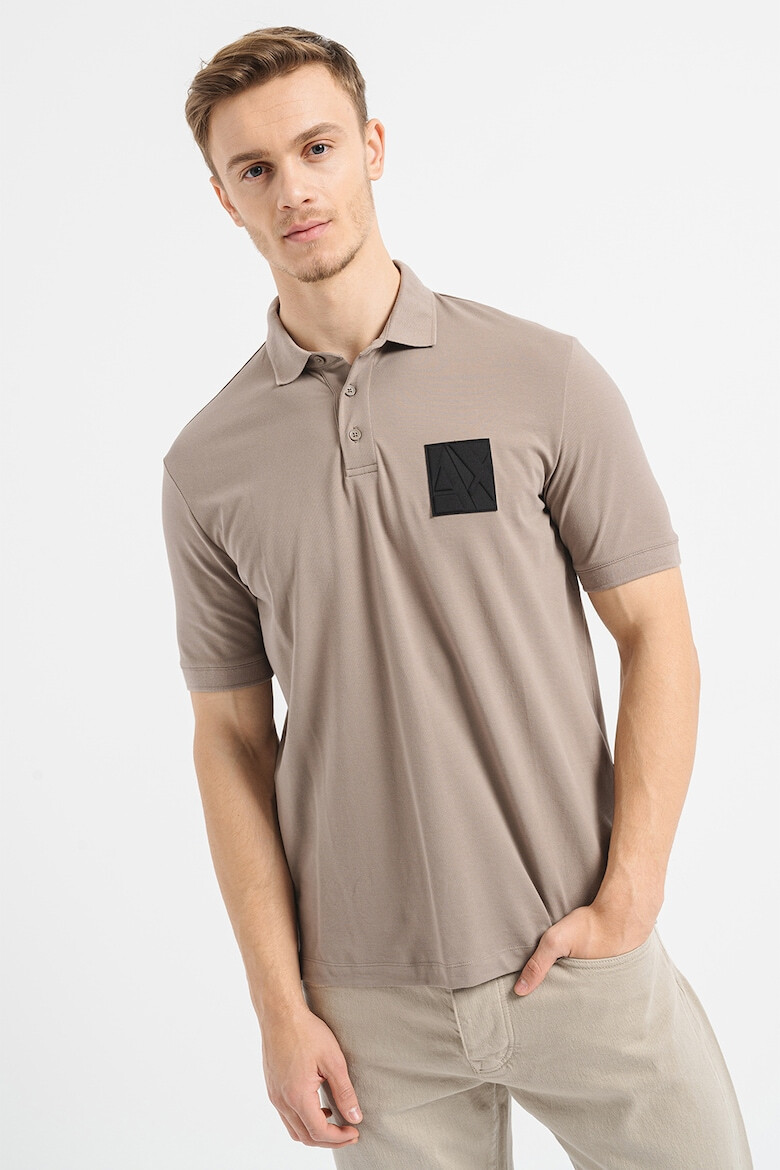 ARMANI EXCHANGE Tricou polo de bumbac cu logo - Pled.ro