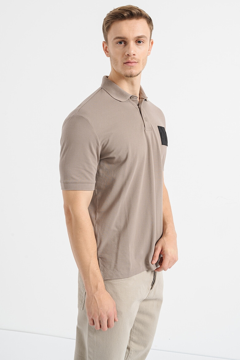 ARMANI EXCHANGE Tricou polo de bumbac cu logo - Pled.ro