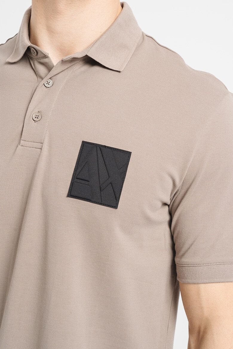 ARMANI EXCHANGE Tricou polo de bumbac cu logo - Pled.ro