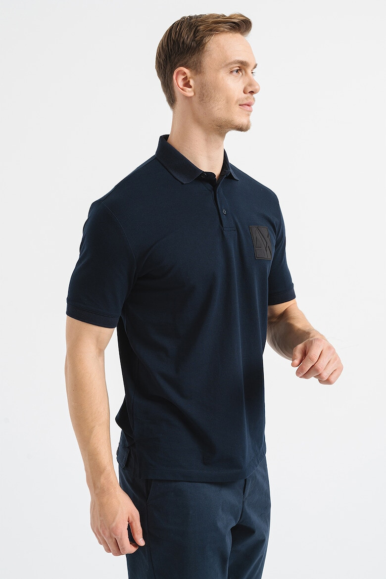 ARMANI EXCHANGE Tricou polo de bumbac cu logo - Pled.ro