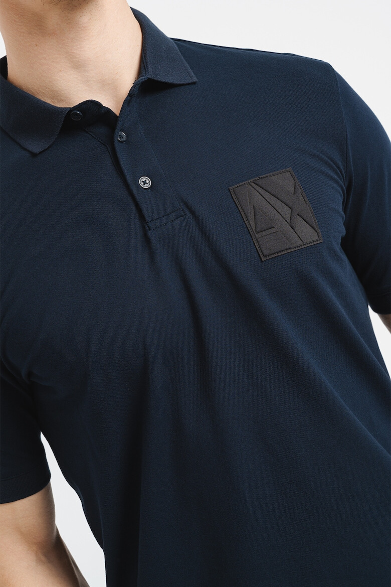 ARMANI EXCHANGE Tricou polo de bumbac cu logo - Pled.ro