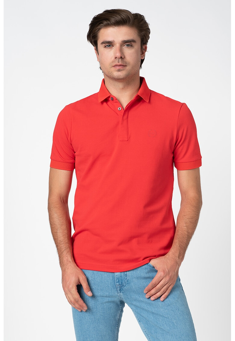 ARMANI EXCHANGE Tricou polo din amestec de bumbac - Pled.ro