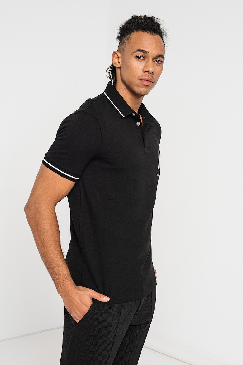 ARMANI EXCHANGE Tricou polo din bumbac pique - Pled.ro