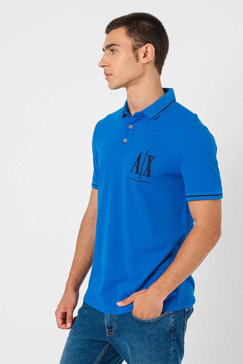 ARMANI EXCHANGE Tricou polo din bumbac pique - Pled.ro