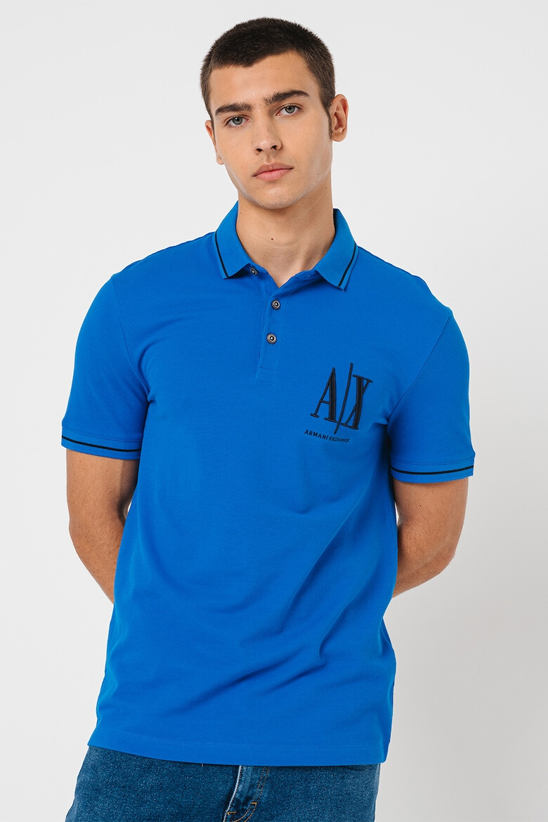 ARMANI EXCHANGE Tricou polo din bumbac pique - Pled.ro