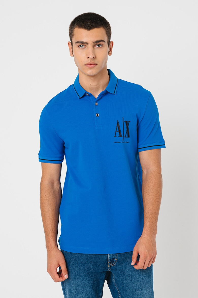 ARMANI EXCHANGE Tricou polo din bumbac pique - Pled.ro