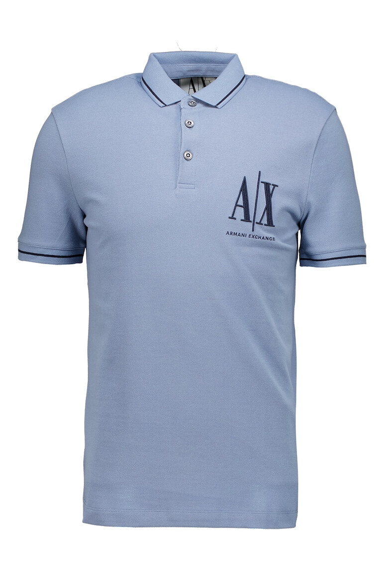 ARMANI EXCHANGE Tricou polo din bumbac pique - Pled.ro