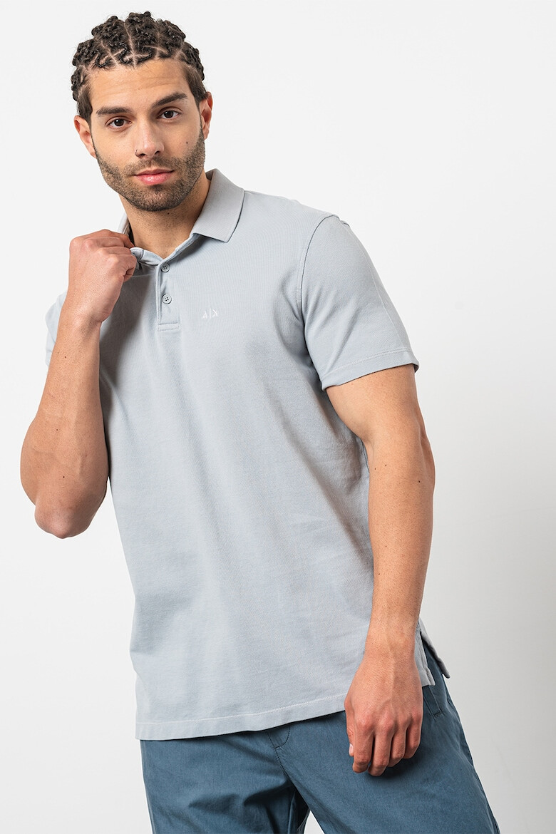 ARMANI EXCHANGE Tricou polo din pique - Pled.ro