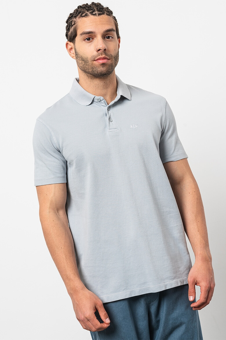 ARMANI EXCHANGE Tricou polo din pique - Pled.ro