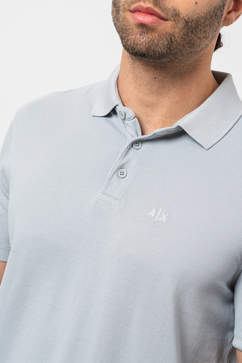 ARMANI EXCHANGE Tricou polo din pique - Pled.ro