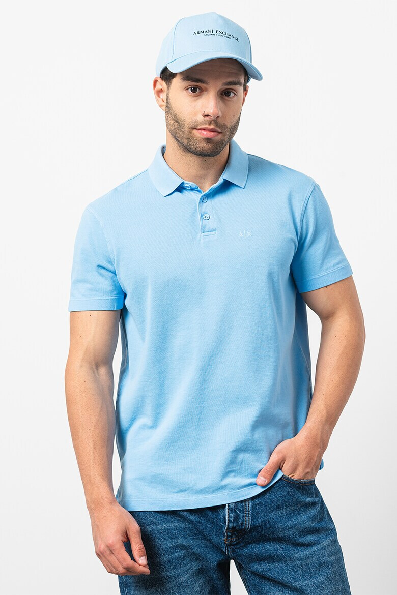 ARMANI EXCHANGE Tricou polo din pique - Pled.ro