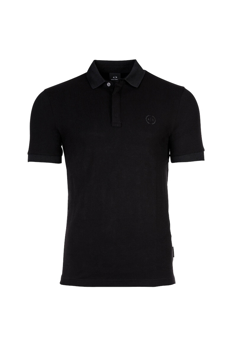 ARMANI EXCHANGE Tricou polo slim fit cu logo discret - Pled.ro