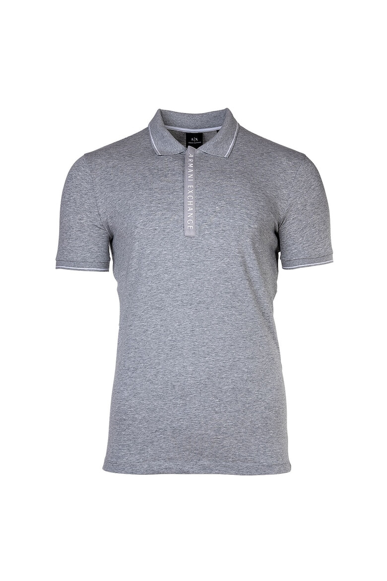 ARMANI EXCHANGE Tricou polo cu garnituri contrastante - Pled.ro