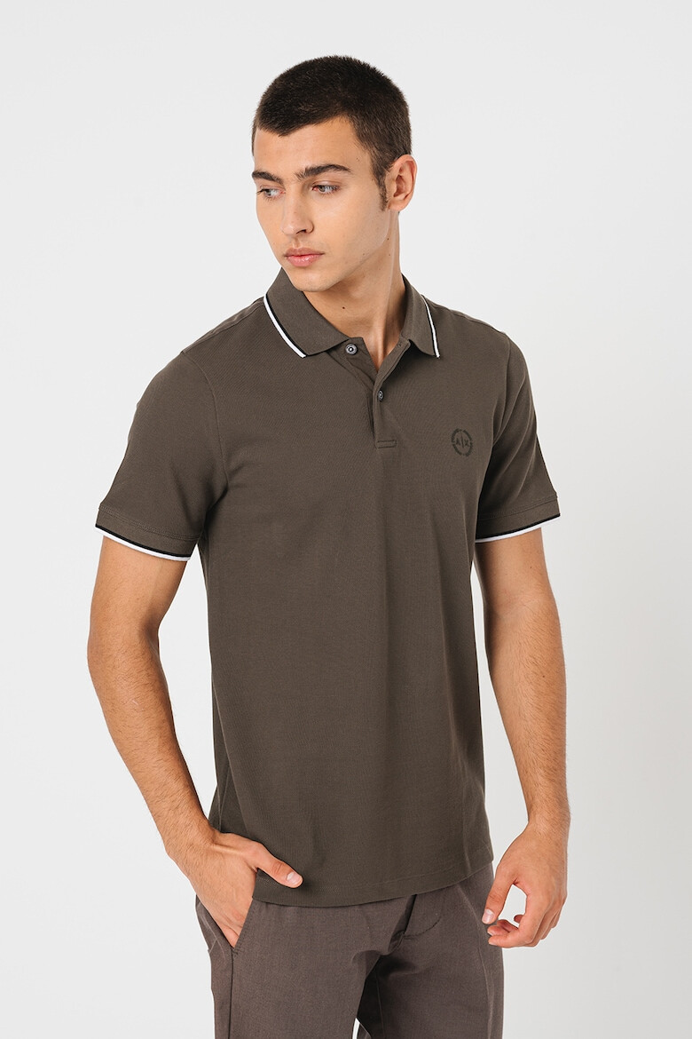 ARMANI EXCHANGE Tricou polo slim fit din bumbac - Pled.ro