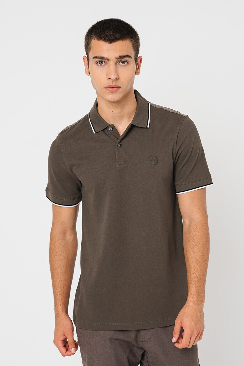 ARMANI EXCHANGE Tricou polo slim fit din bumbac - Pled.ro