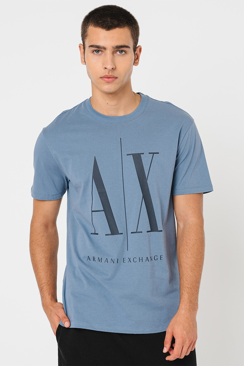 ARMANI EXCHANGE Tricou regular fit cu imprimeu logo supradimensionat - Pled.ro