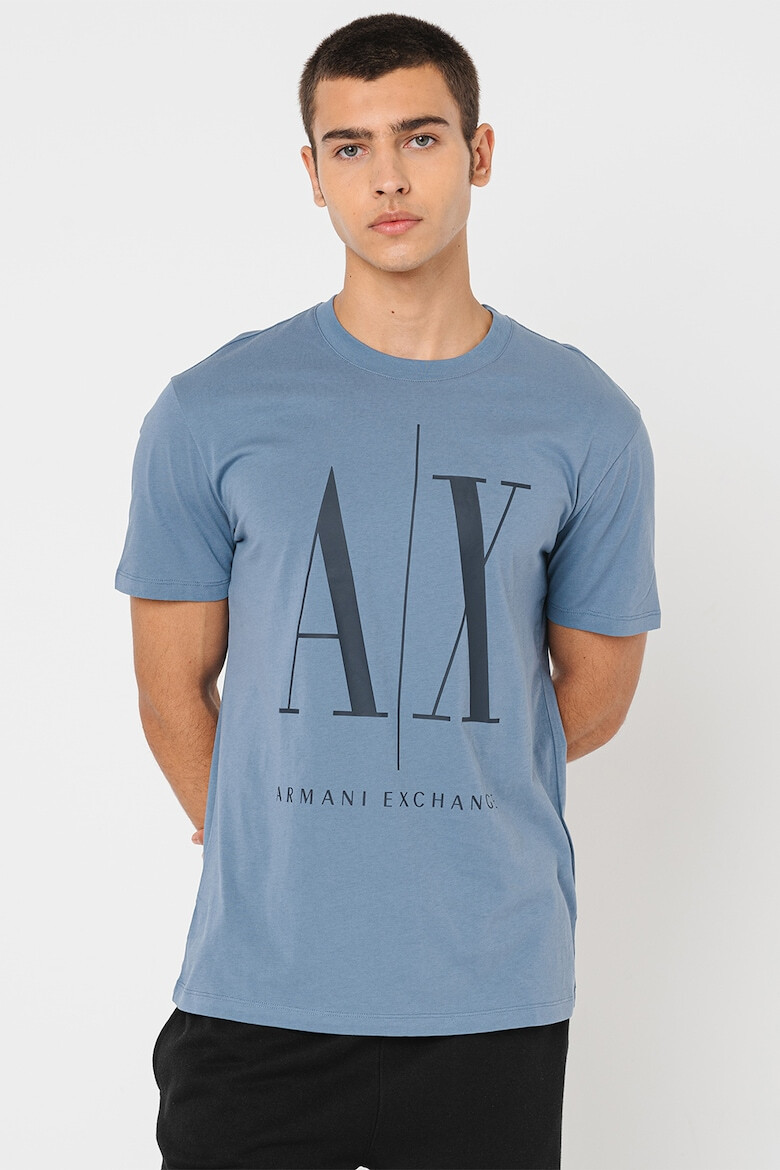 ARMANI EXCHANGE Tricou regular fit cu imprimeu logo supradimensionat - Pled.ro