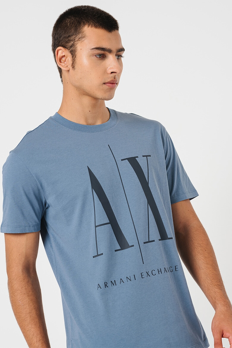 ARMANI EXCHANGE Tricou regular fit cu imprimeu logo supradimensionat - Pled.ro