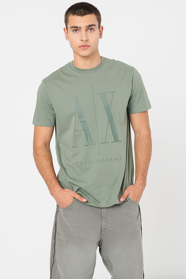 ARMANI EXCHANGE Tricou regular fit cu imprimeu logo supradimensionat - Pled.ro