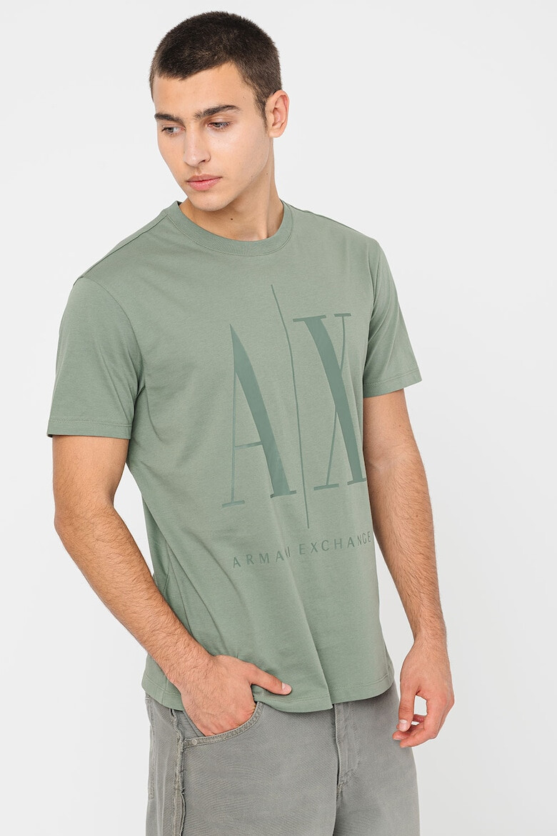 ARMANI EXCHANGE Tricou regular fit cu imprimeu logo supradimensionat - Pled.ro