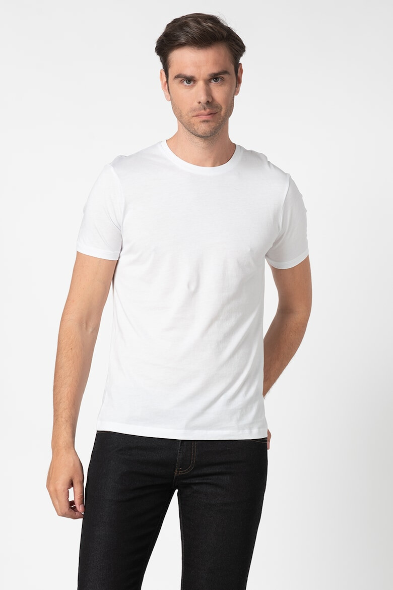 ARMANI EXCHANGE Tricou slim fit cu decolteu la baza gatului - Pled.ro