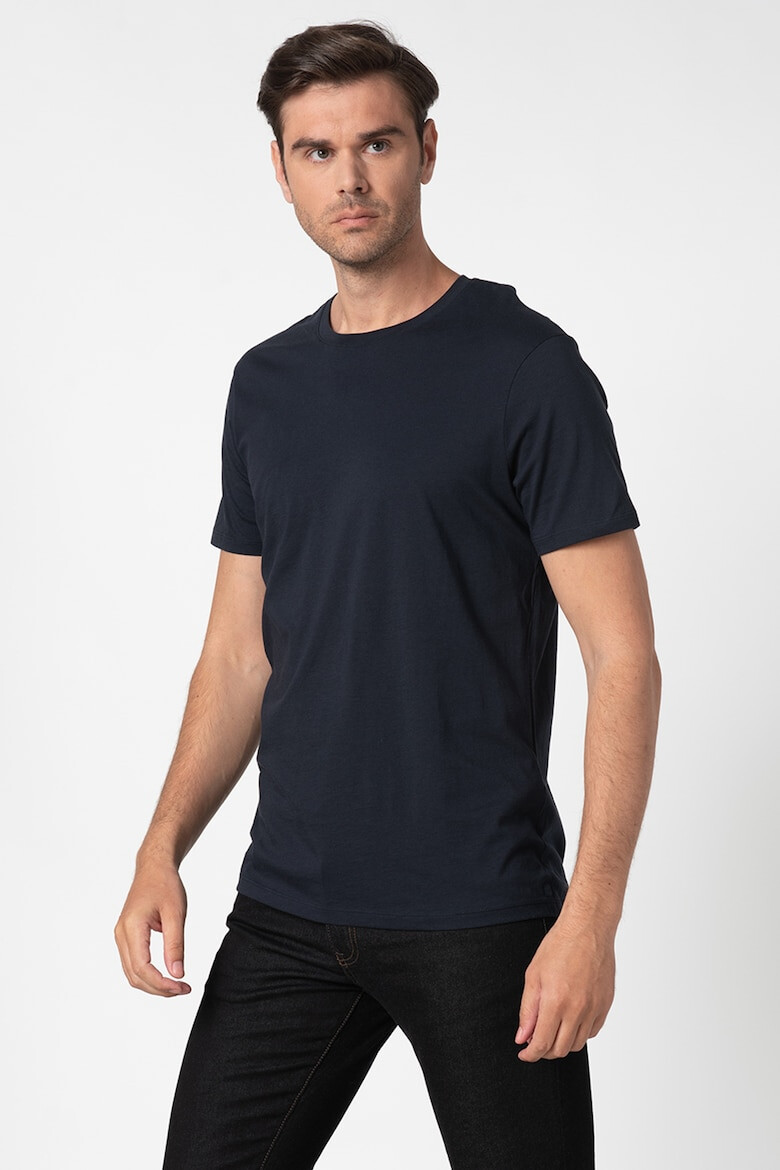 ARMANI EXCHANGE Tricou slim fit cu decolteu la baza gatului - Pled.ro