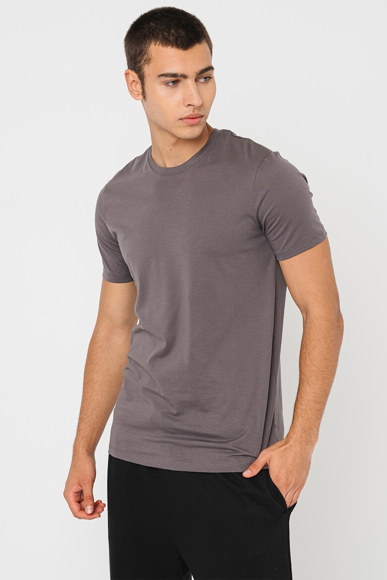 ARMANI EXCHANGE Tricou slim fit cu decolteu la baza gatului - Pled.ro