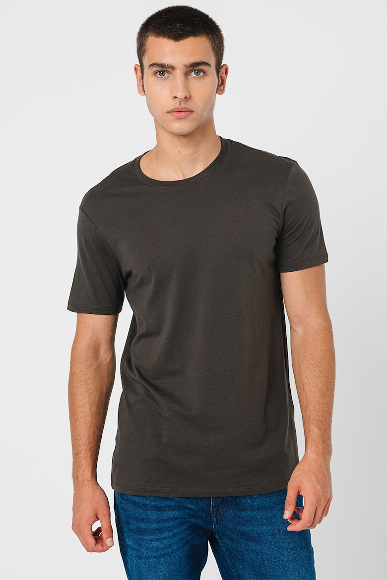 ARMANI EXCHANGE Tricou slim fit cu decolteu la baza gatului - Pled.ro